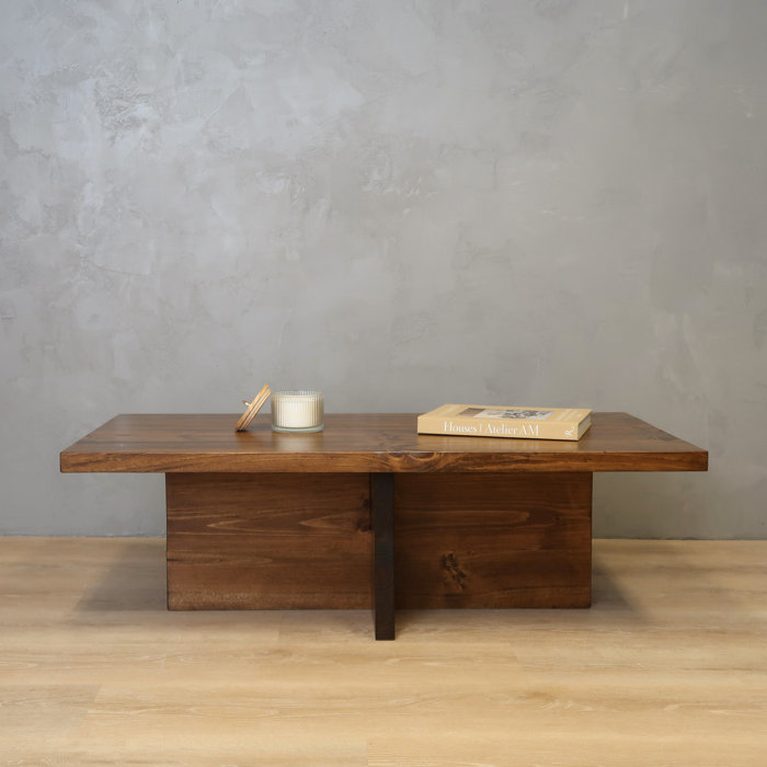 Millwood Pines Largent Solid Wood Coffee Table & Reviews | Wayfair